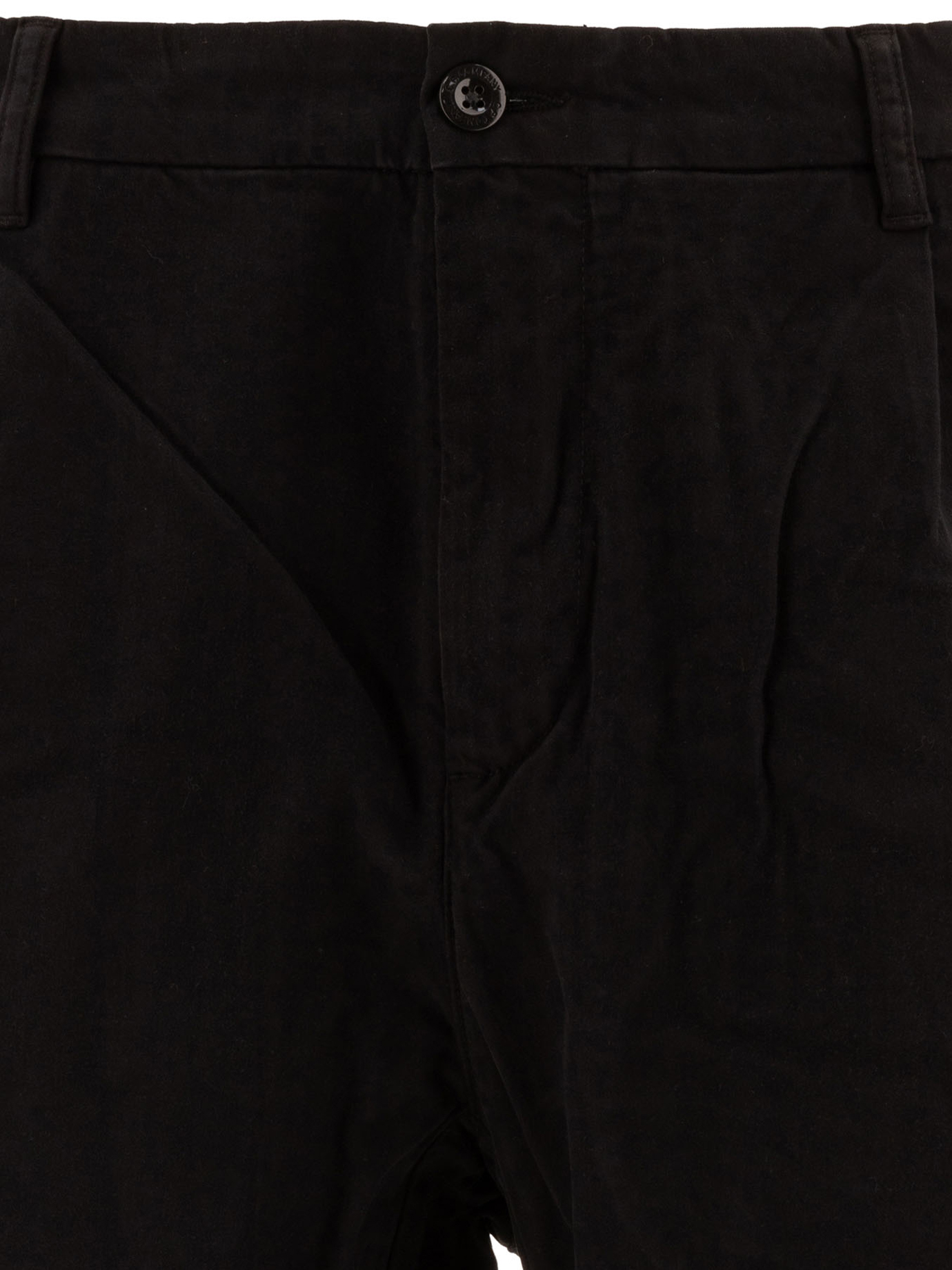 C.P. COMPANY Black   Stretch Sateen cargo trousers